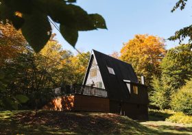 Test Drive Tiny Home Living in this A-Frame Airbnb